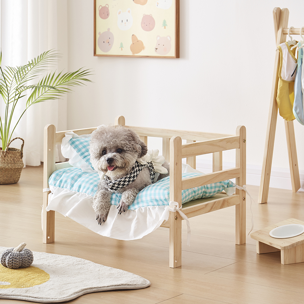 Pet bed product photography