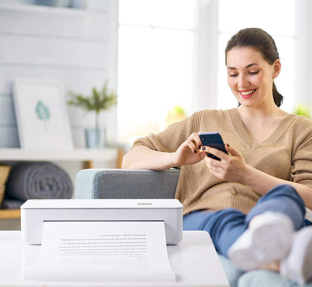 Portable printer photography