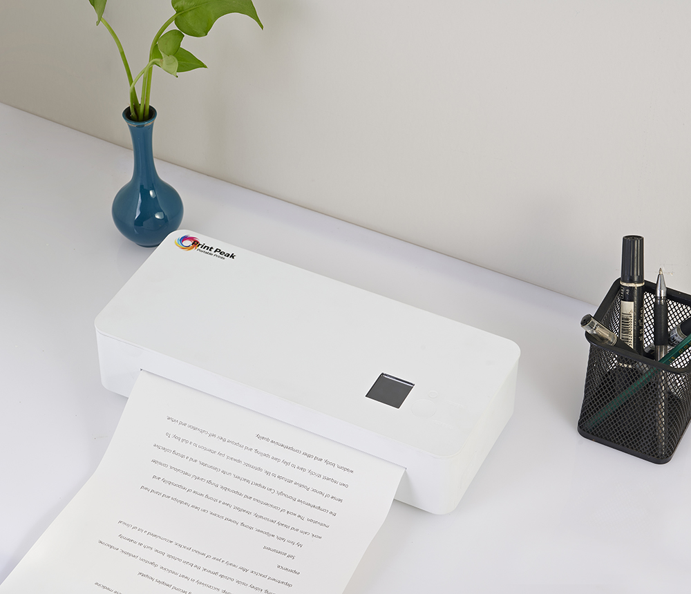 Portable printer photography